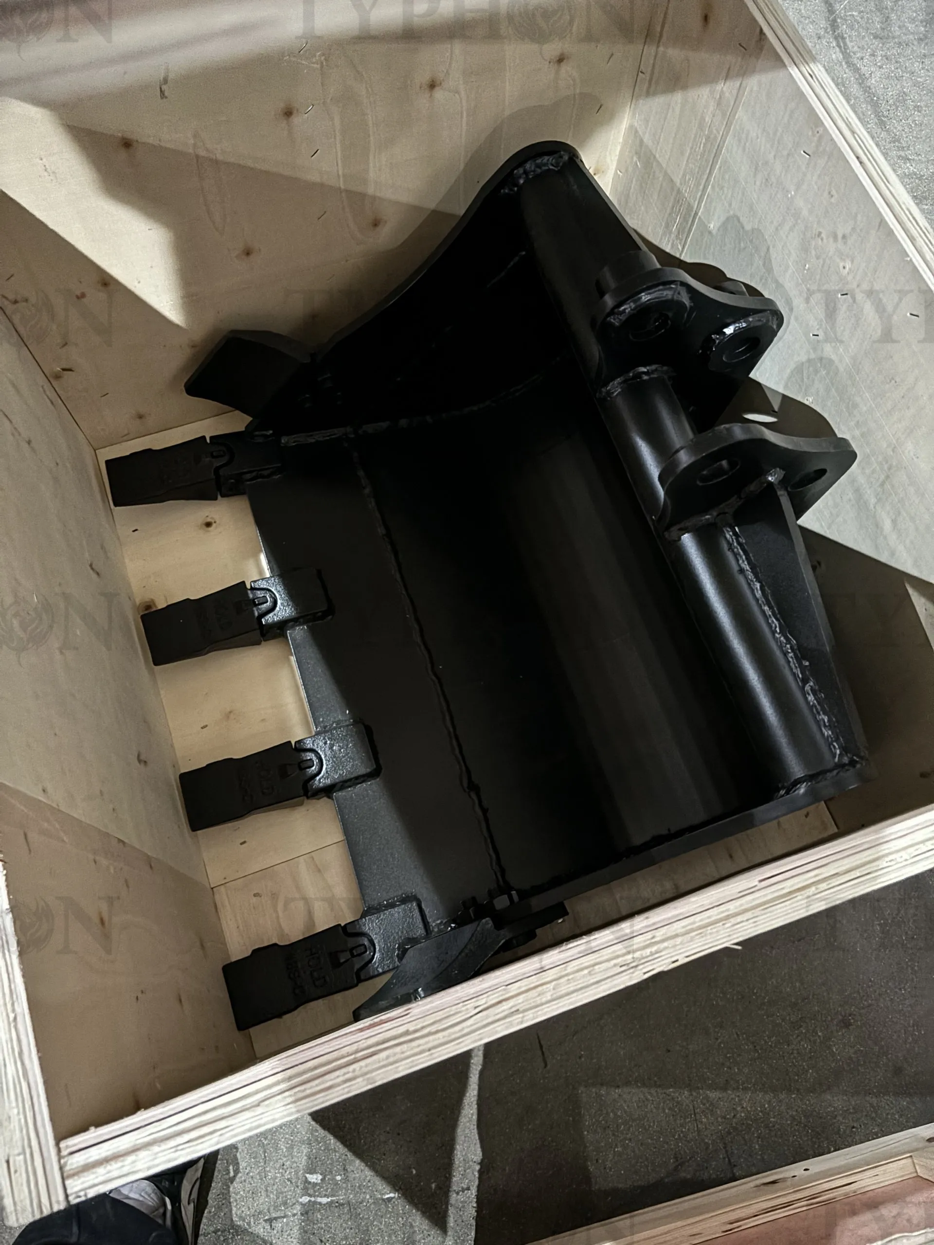 2-3.5 Ton Mini Excavator Attachment 600mm Teeth Bucket Trenching Buckets 23 inch for TERROR X2