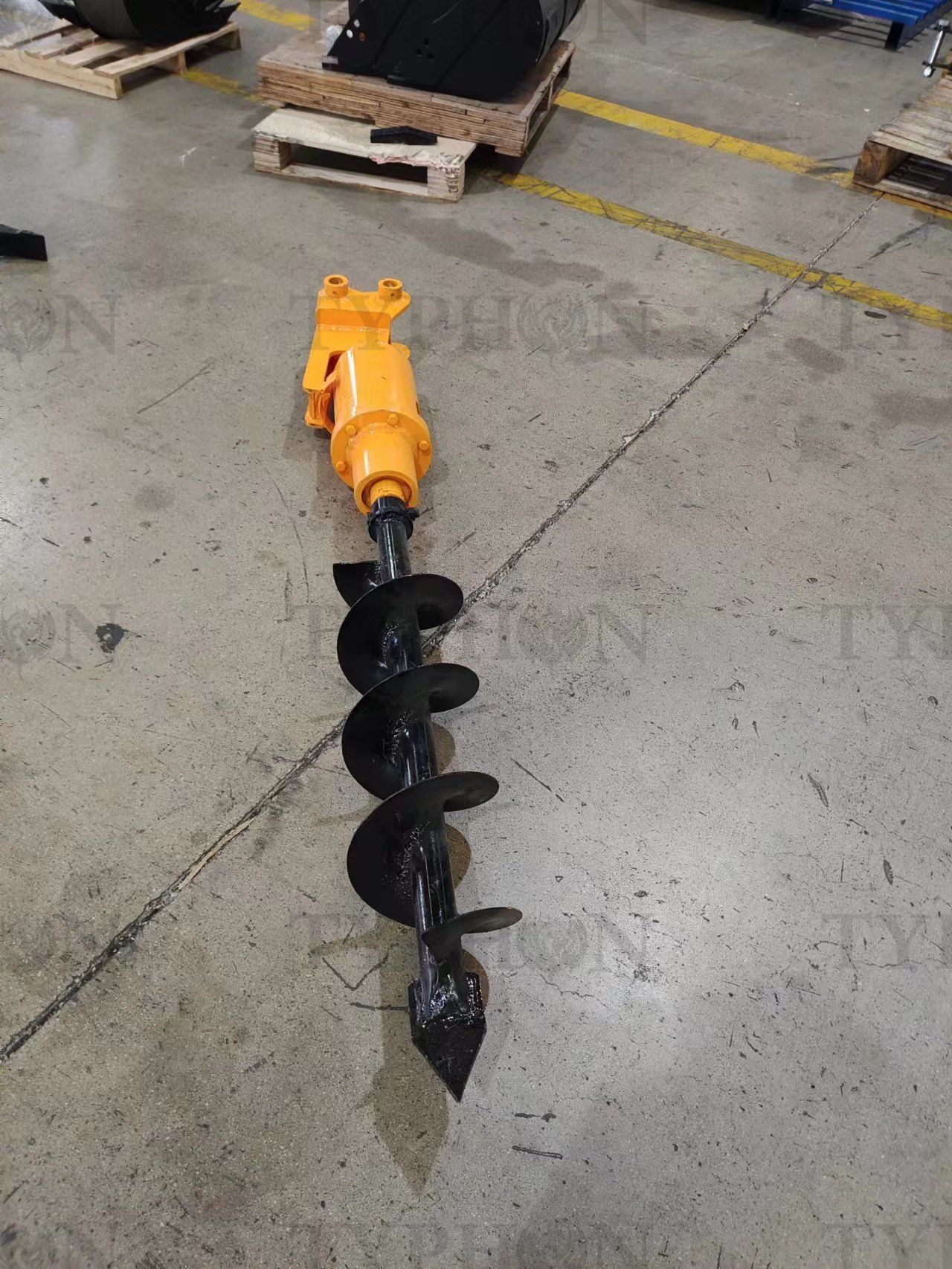 2.5 ton Excavator Attachment Hydraulic Earth Auger Post Hole Digger 8inch Diameter TERROR X2 PRO
