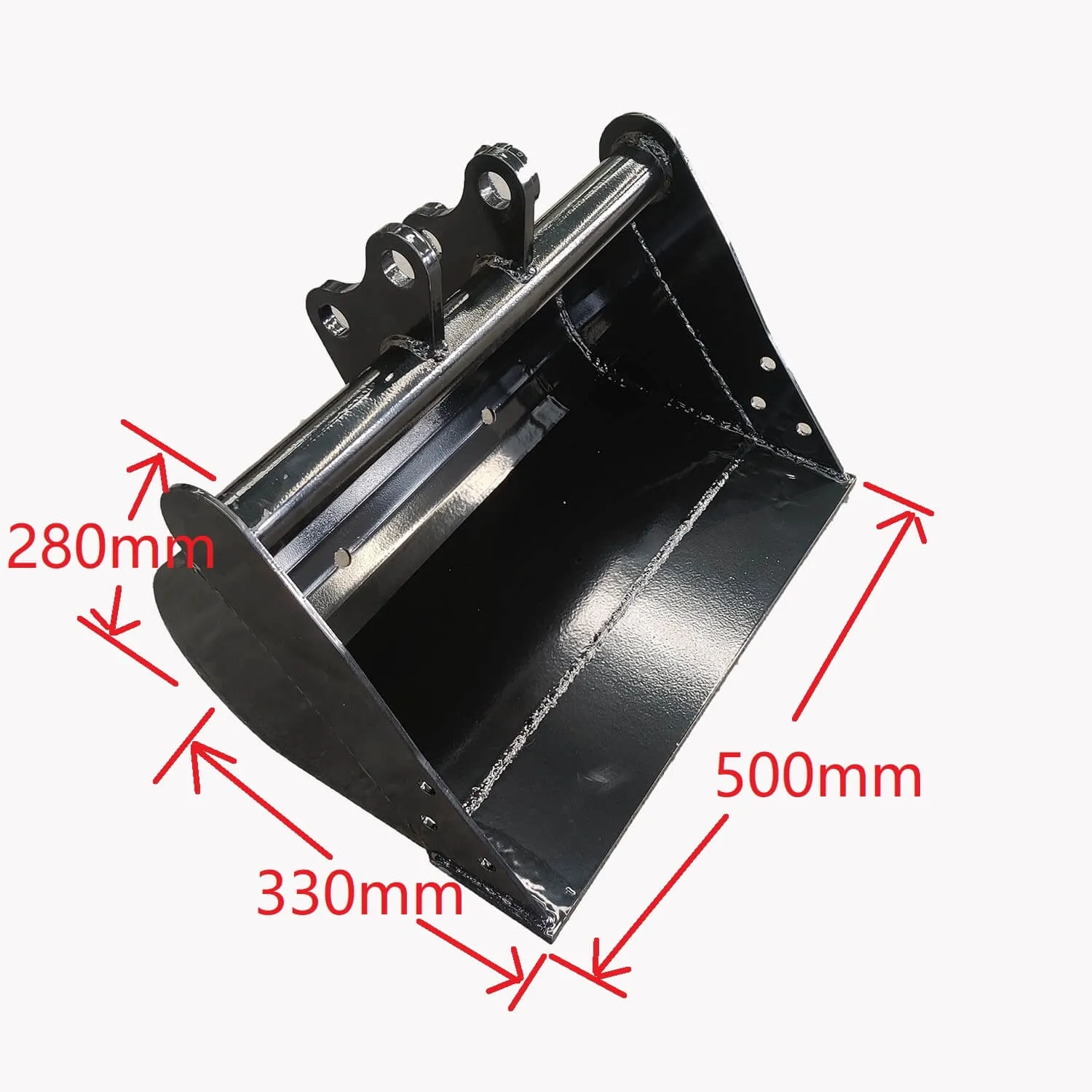 500mm Plain Mud Bucket Attachment for TYPHON Mini Excavators USA