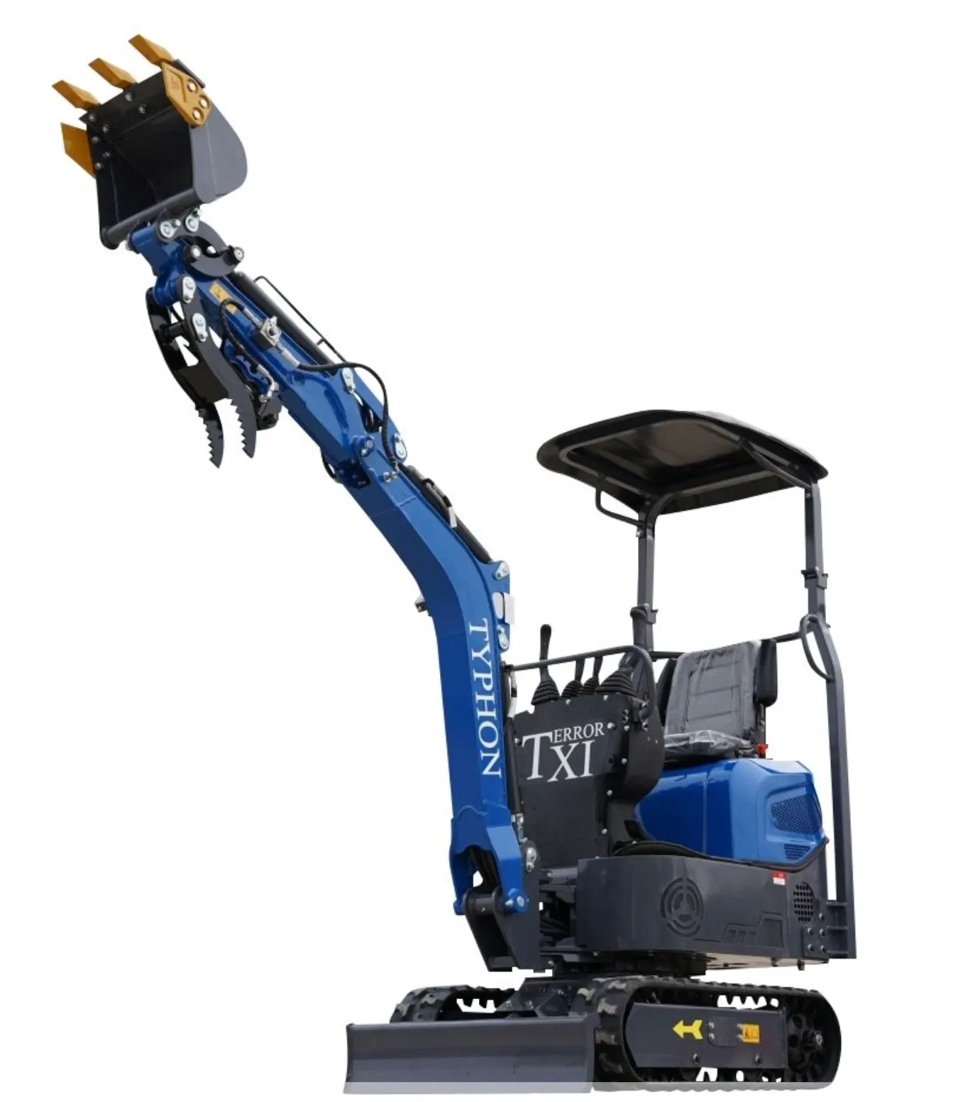 TERROR XI Mini Excavator Digger 13.5hp Gas B&S EPA Engine with 13 Attachments