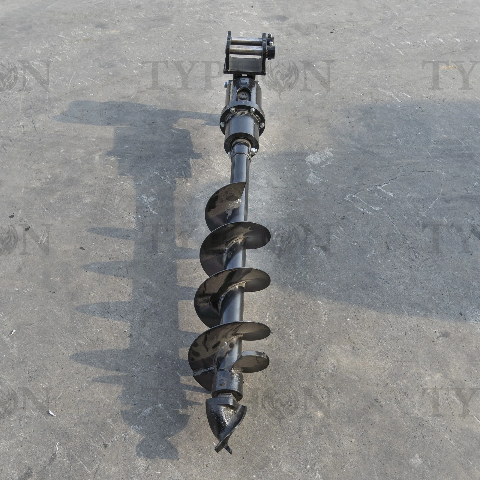 Auger Attachment For 2-3 ton Mini Excavator 7.9in Auger Bit Earth Drilling