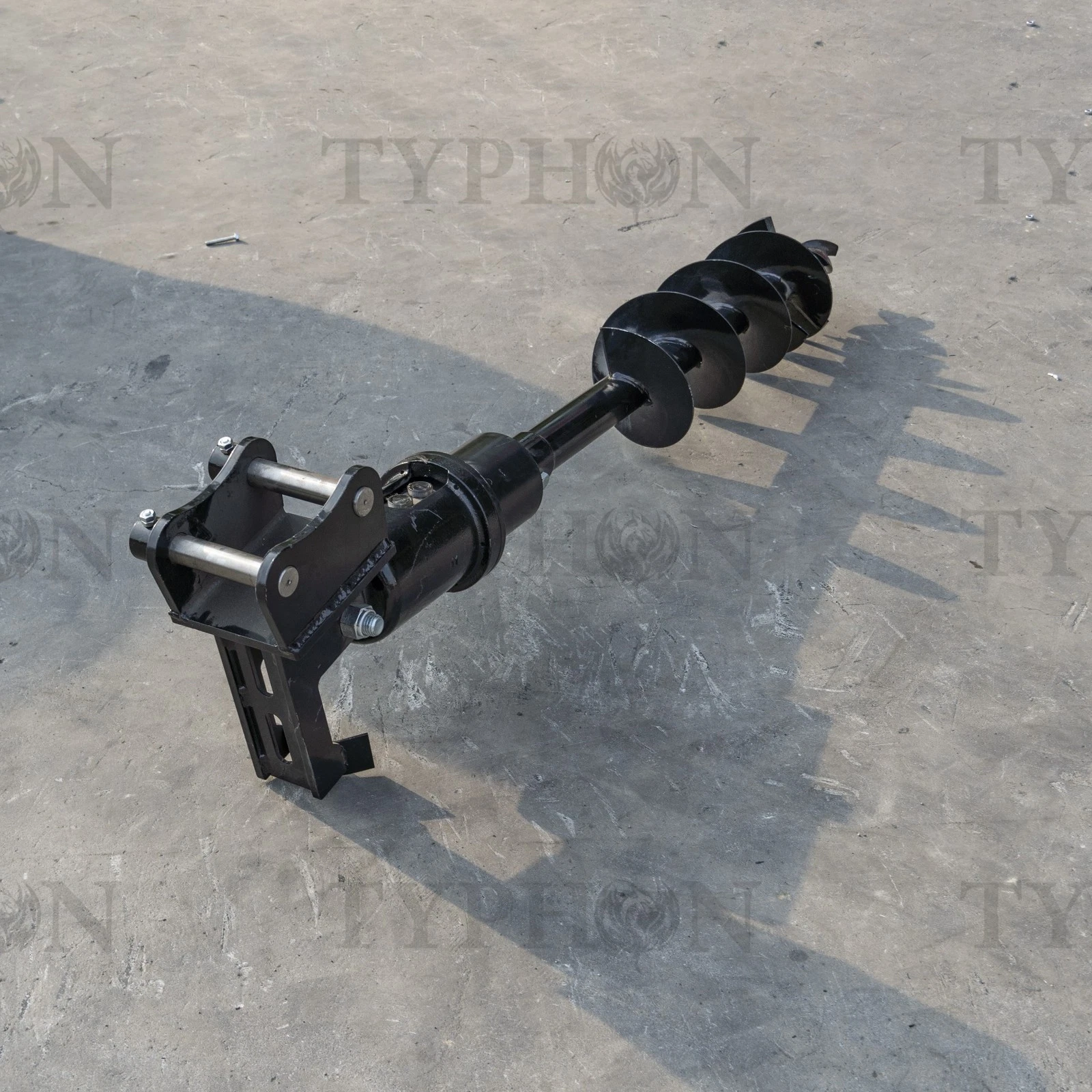 Auger Attachment For 2-3 ton Mini Excavator 7.9in Auger Bit Earth Drilling