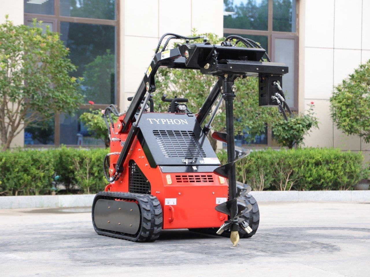 Skid Steer Loader Earth Auger Attachment