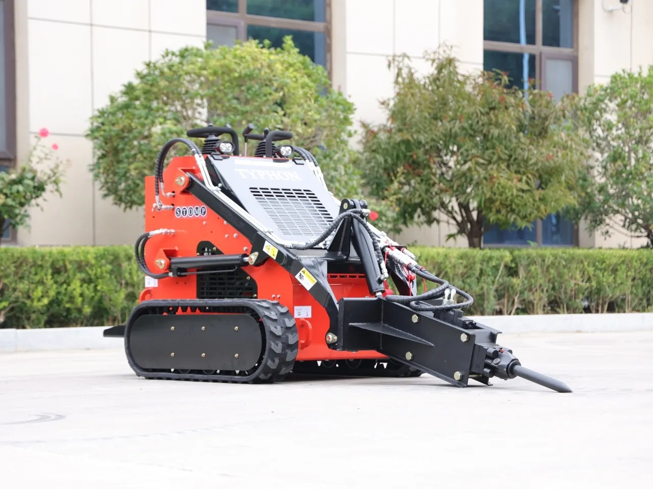 Skid Steer Loader Hydraulic Hammer Concrete Breaker Attachment USA