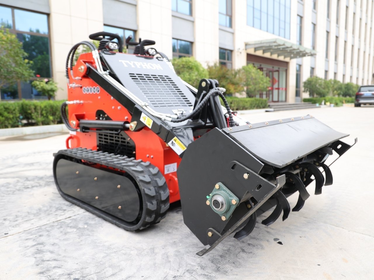 Skid Steer Loader Rotary Plow Tiller Attachment USA