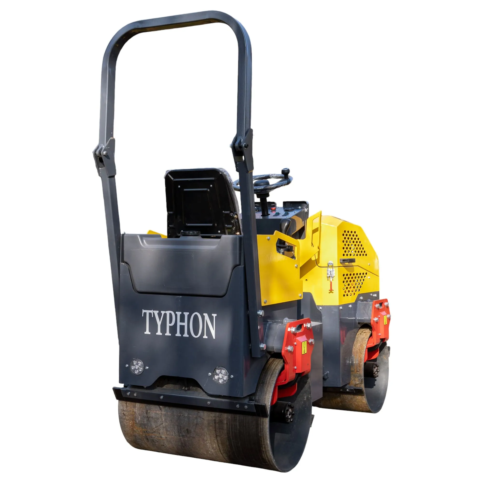 TYPHON FURY 15 Mini Road Roller 1.5Ton 13.5 hp B&S Gas Engine Hydraulic Steering