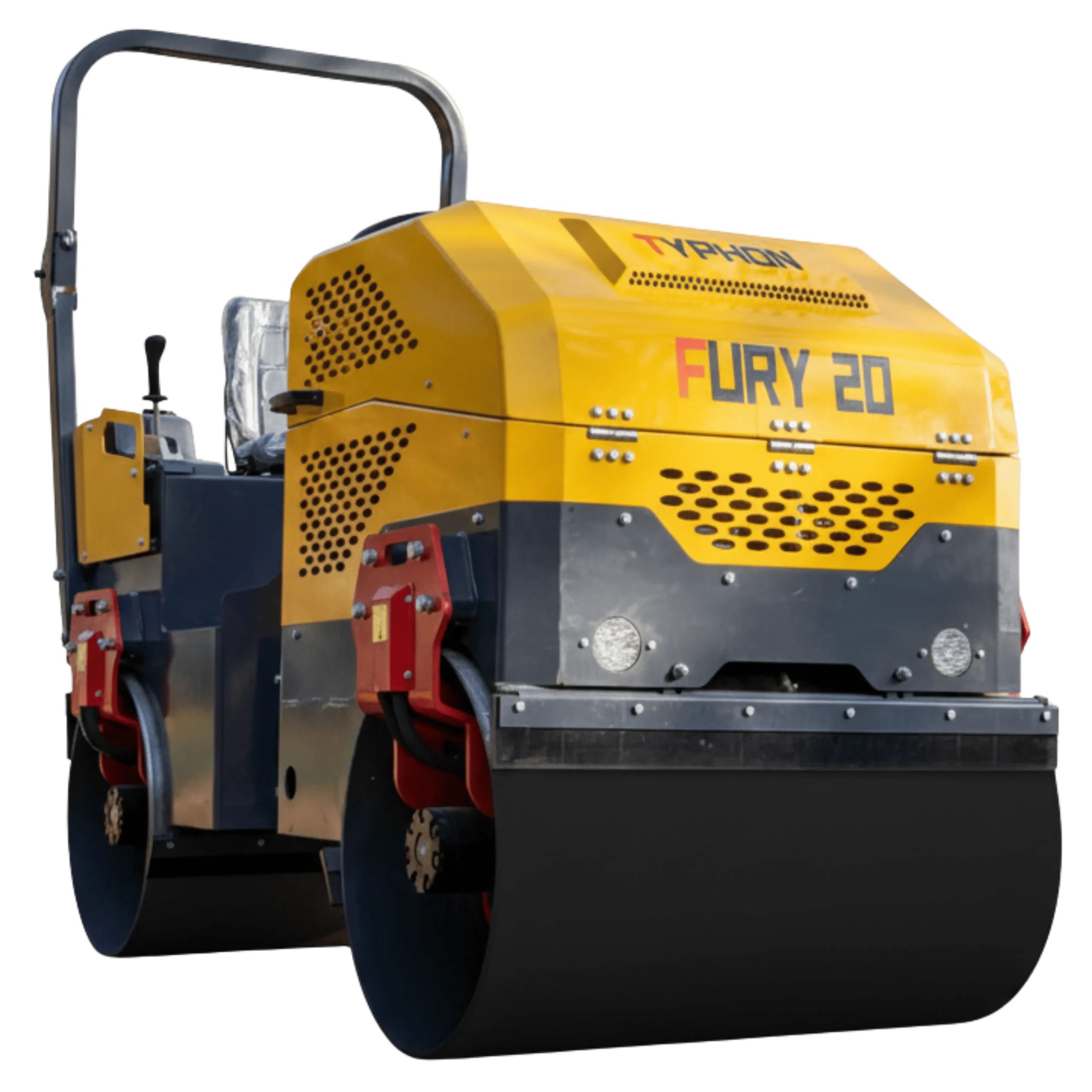 TYPHON FURY 20 Mini Road Roller 2Ton Hydraulic Oil Vibratory B&S 23hp USA engine
