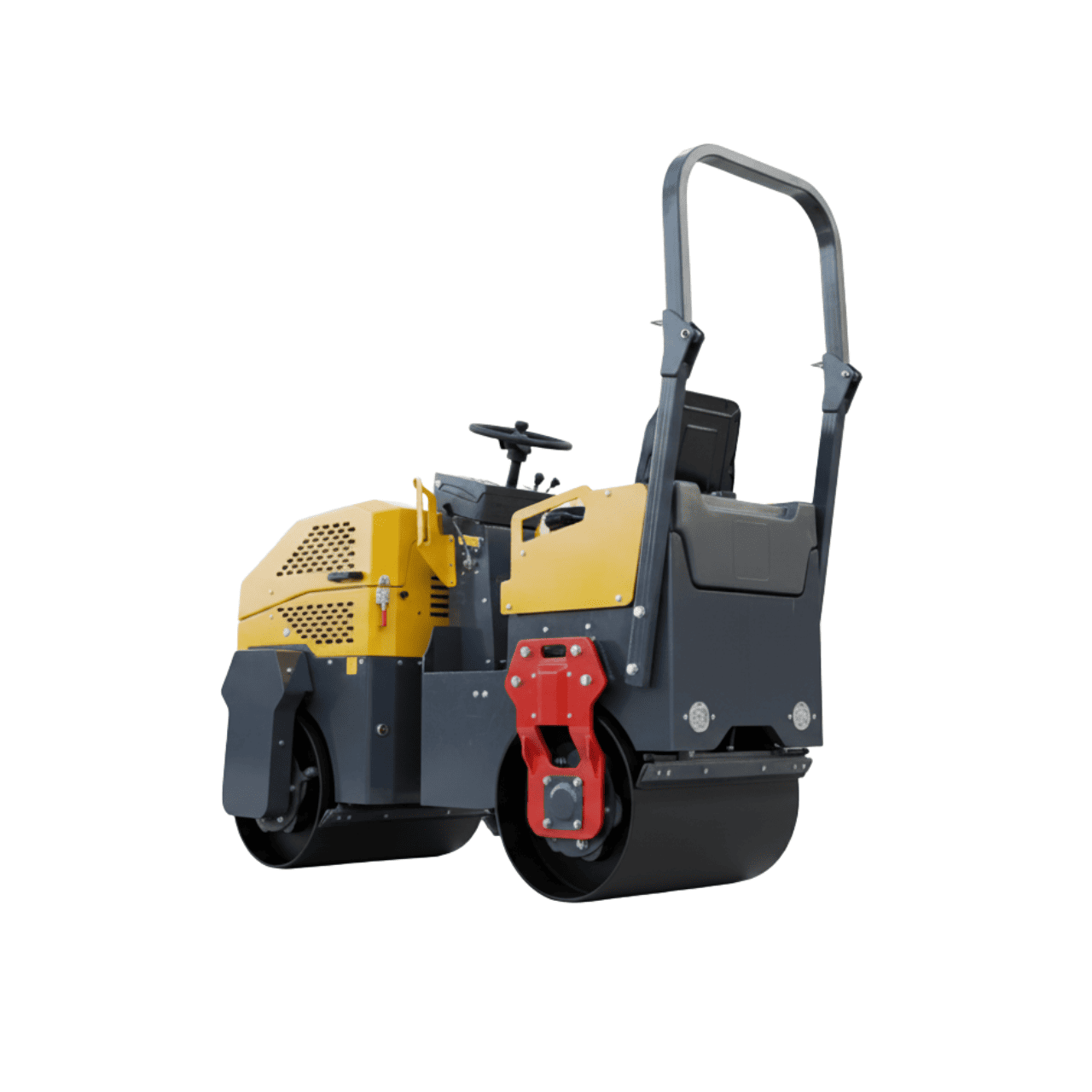 TYPHON Fury 10 Mini Road Roller 1Ton Hydraulic oil B&S 13.5hp gas USA air-cooled