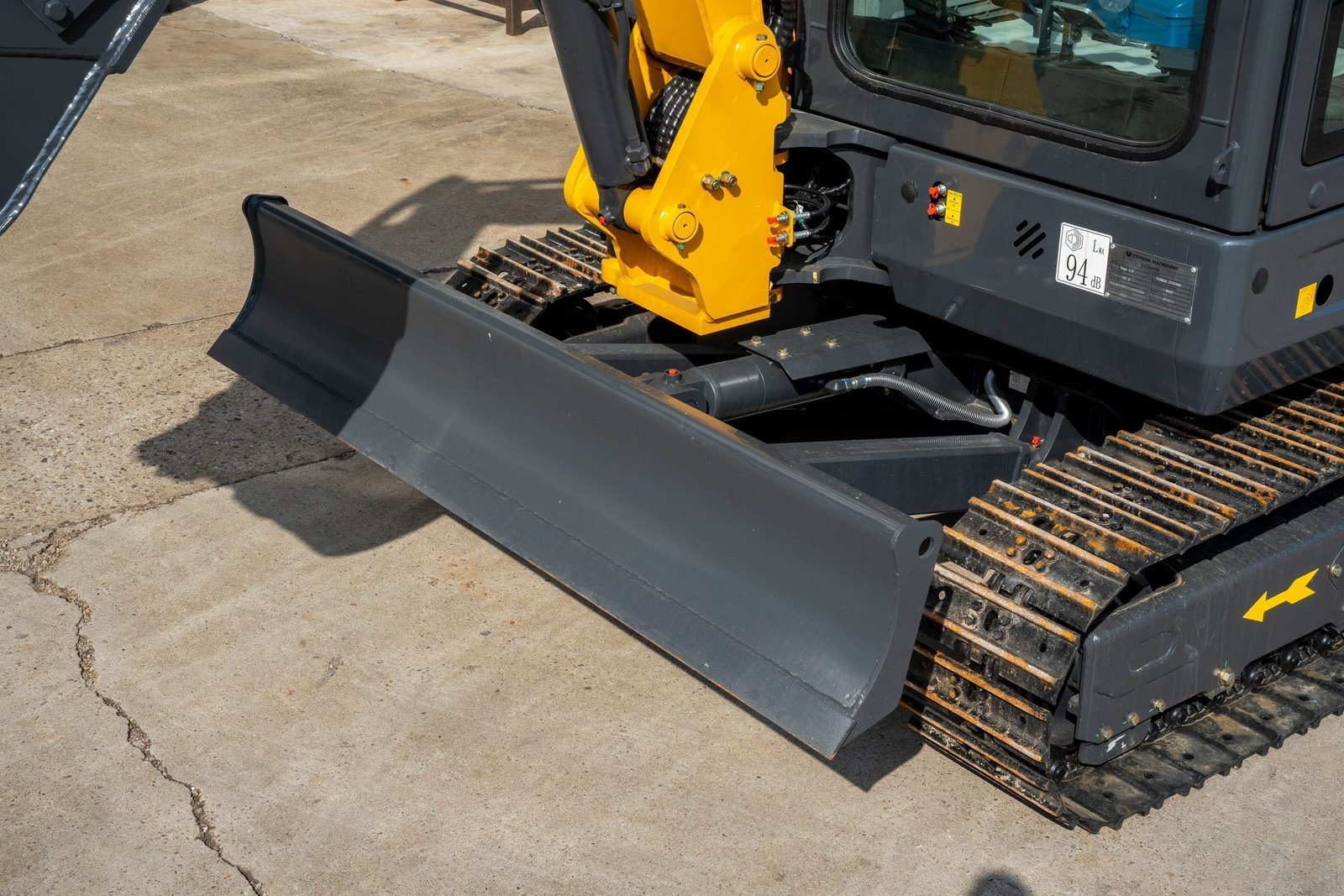 TYPHON NAGA 4.0 Mini Excavator w 4 Ton 24.4hp Yanmar Diesel Engine Metal Track ISO SAE control switch, AC Heater Cabin, 2 Travel Speed