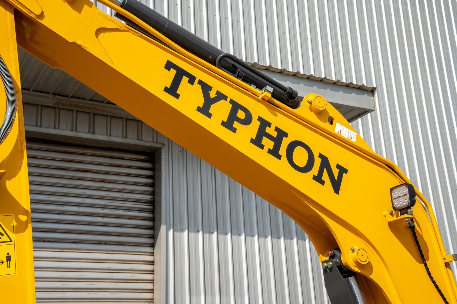 TYPHON NAGA 4.0 Mini Excavator w 4 Ton 24.4hp Yanmar Diesel Engine Metal Track ISO SAE control switch, AC Heater Cabin, 2 Travel Speed