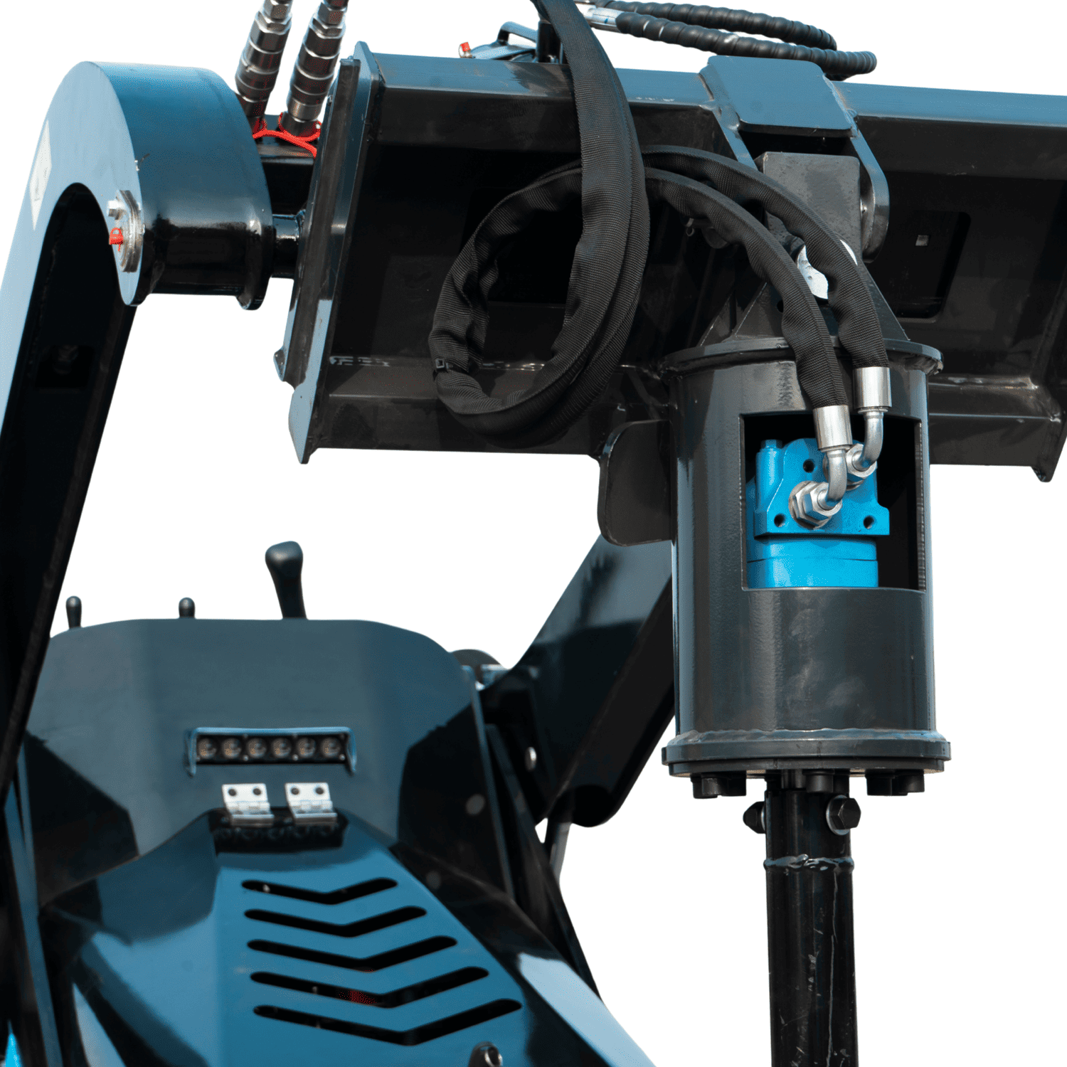 TYPHON STOMP X1300 & STOMP 509 Mini Skid Steer Auger Attachment 200mm Hydraulic