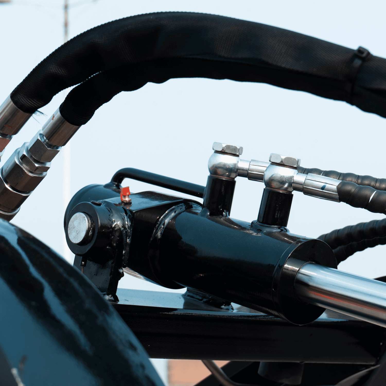 TYPHON STOMP X1300 & STOMP 509 Mini Skid Steer Auger Attachment 200mm Hydraulic