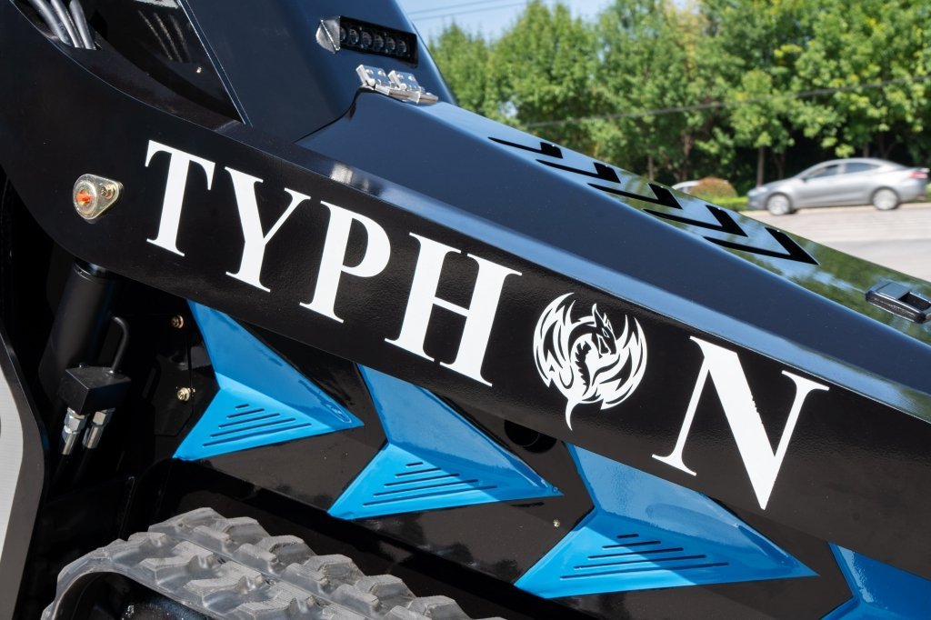 Brand New TYPHON STOMP X1300 25HP Kubota Diesel Mini Skid Steer Loader