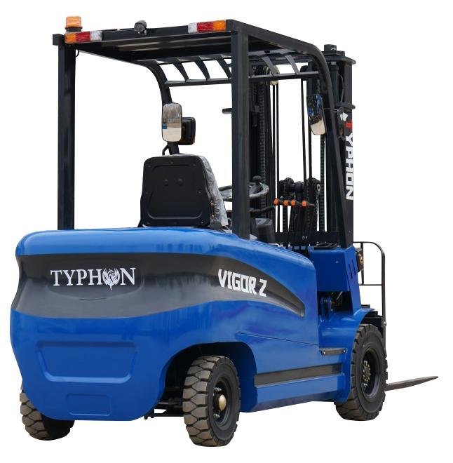 New 2025 TYPHON VIGOR 2 Blue Electric Forklift 2 Ton Lifter Lift Truck Jitney Hi-Lo