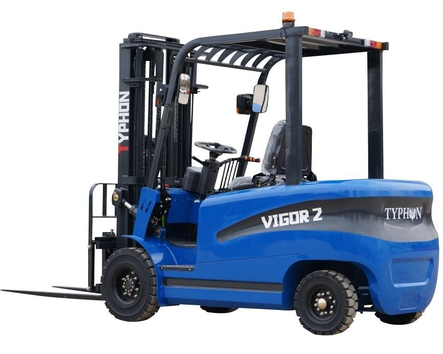 New 2025 TYPHON VIGOR 2 Blue Electric Forklift 2 Ton Lifter Lift Truck Jitney Hi-Lo