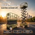 TYPHON xFlex-4046EW Electric Wheel Scissor Lift 2.6 Ton operating weight and 40ft platform height with 705lbs Load Capacity
