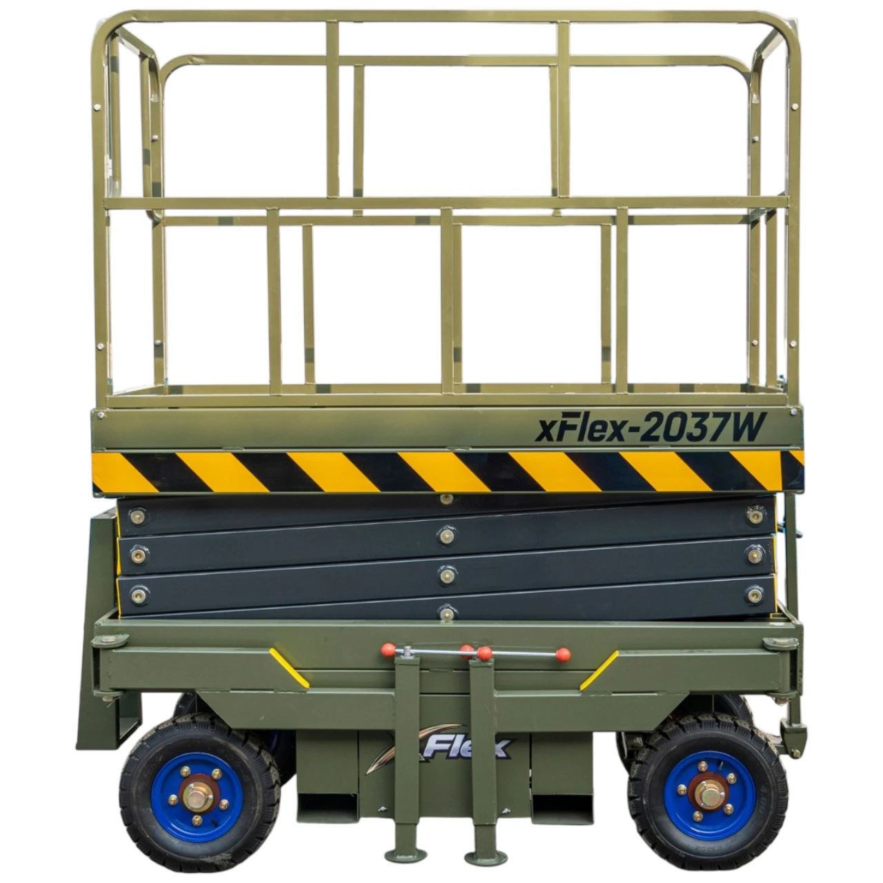 1-128.webp TYPHON xFlex-2037W Walk-Behind Scissor Lift comes with 20ft Working Height and Manual outriggers… – main product image