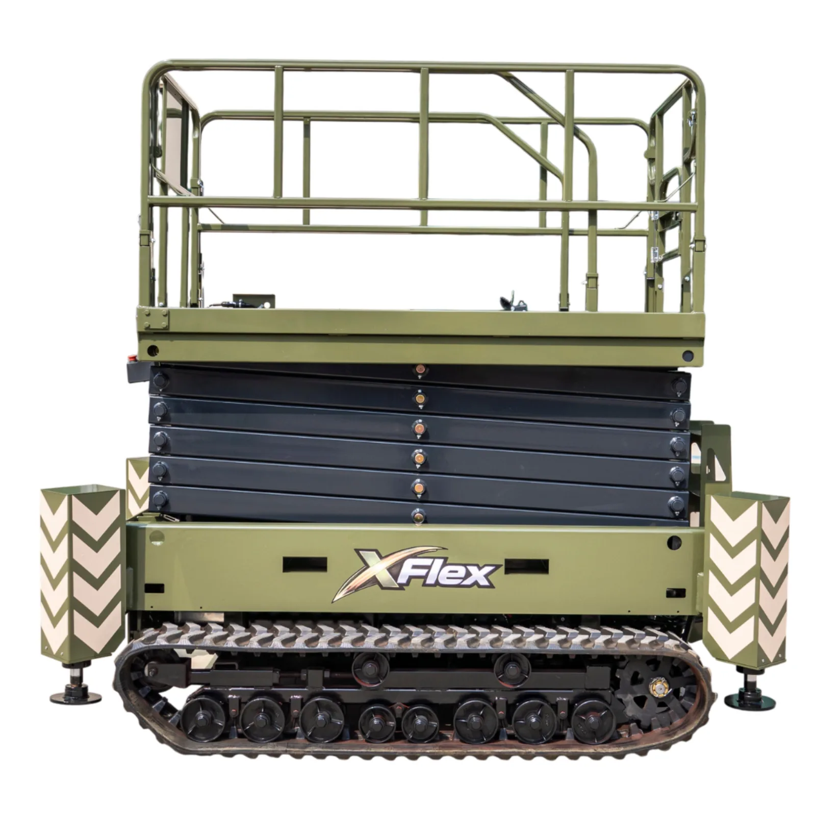 1-130.webp TYPHON xFlex-4068ET Electric Rubber Track Scissor Lift 3.2 Ton with 5.4HP Hydraulic Pump Motor… – main product image