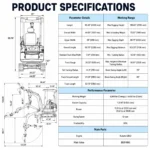 2025 4,000 lb TYPHON TERROR XVIII Mini Excavator Rubber Track with Kubota Diesel Engine USA – product detail image 1