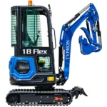 TYPHON 18 FLEX PRO 1.8 Ton Mini Excavator USA with 12 attachments – product detail image 2
