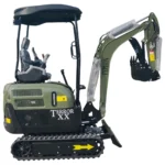 2025 4,000 lb TYPHON TERROR XX Mini Excavator Rubber Track with Kubota D902 Diesel Engine USA – product detail image 2