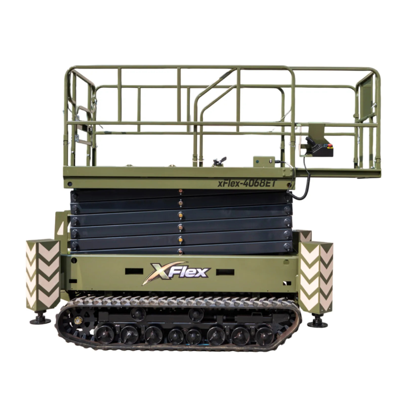 TYPHON xFlex-4068ET Electric Rubber Track Scissor Lift 3.2 Ton with 5.4HP Hydraulic Pump Motor… – product detail image 2