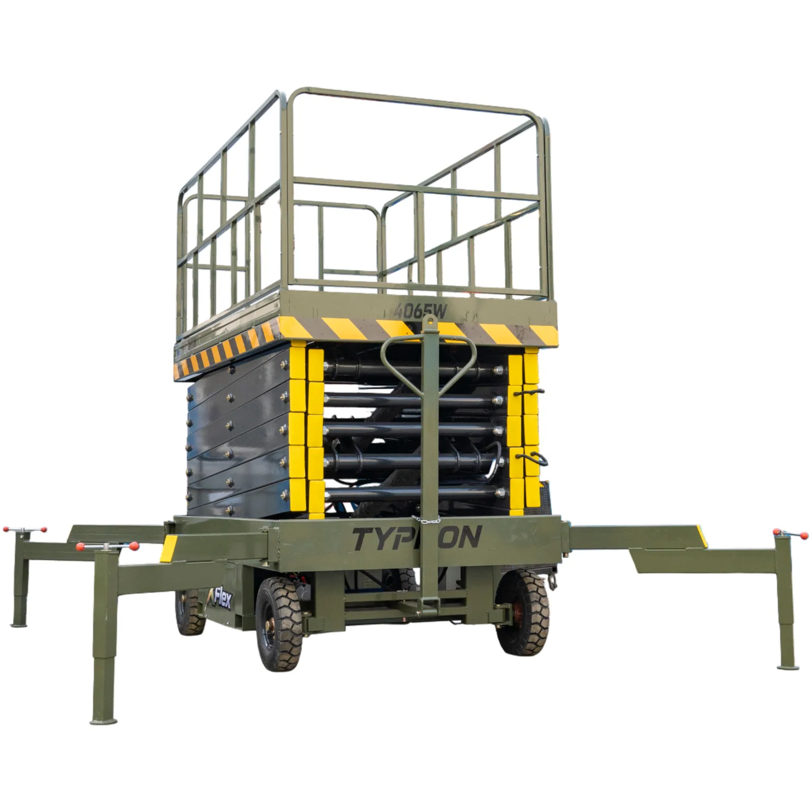 TYPHON xFlex-4065W Walk-Behind Scissor Lift 2.7 Ton with Assisted Walking, Manual outriggers of 40… – product detail image 2
