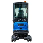 TYPHON 18 FLEX PRO 1.8 Ton Mini Excavator USA with 12 attachments – product detail image 3