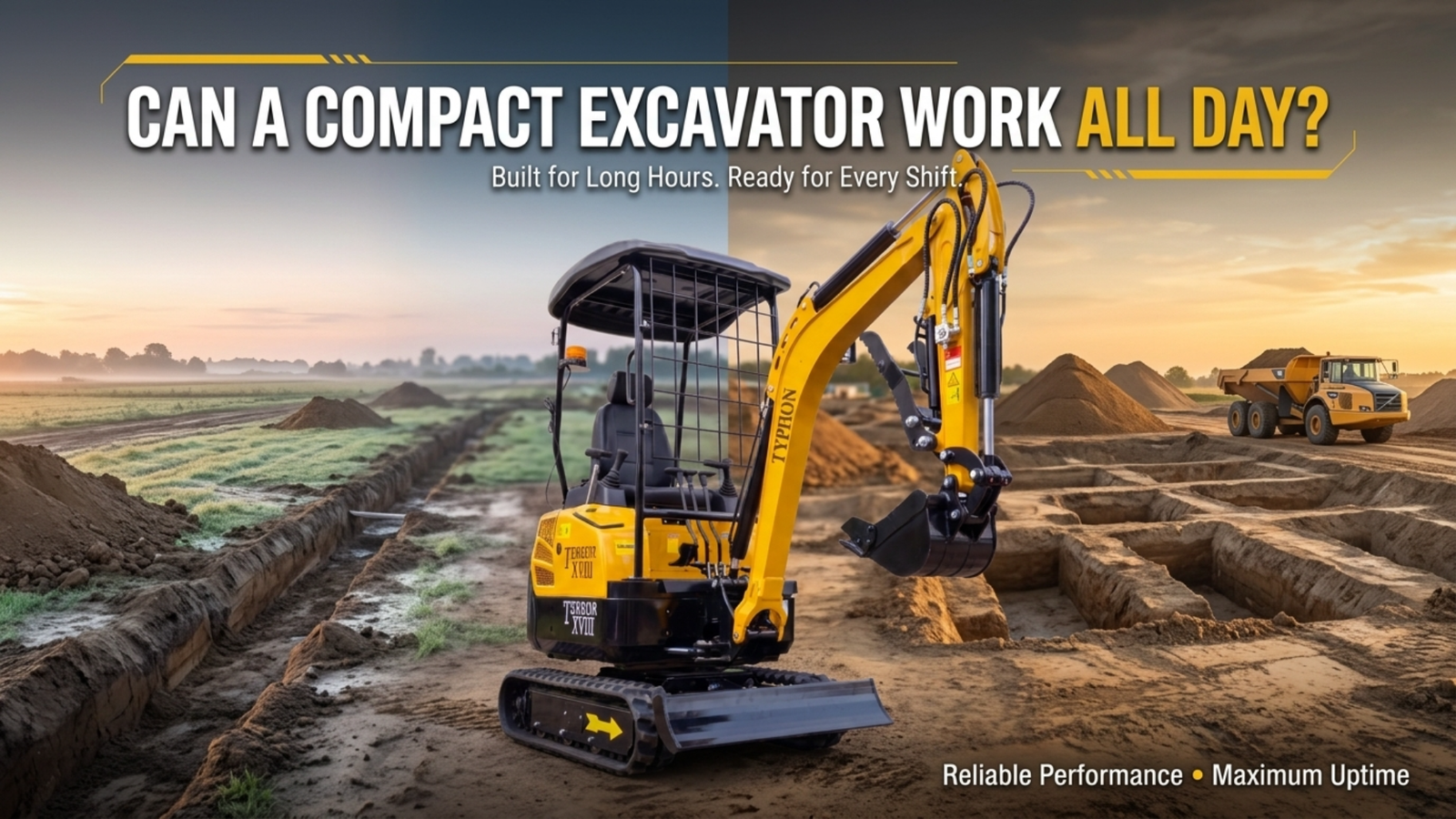 Can a Compact Excavator Work All Day?
