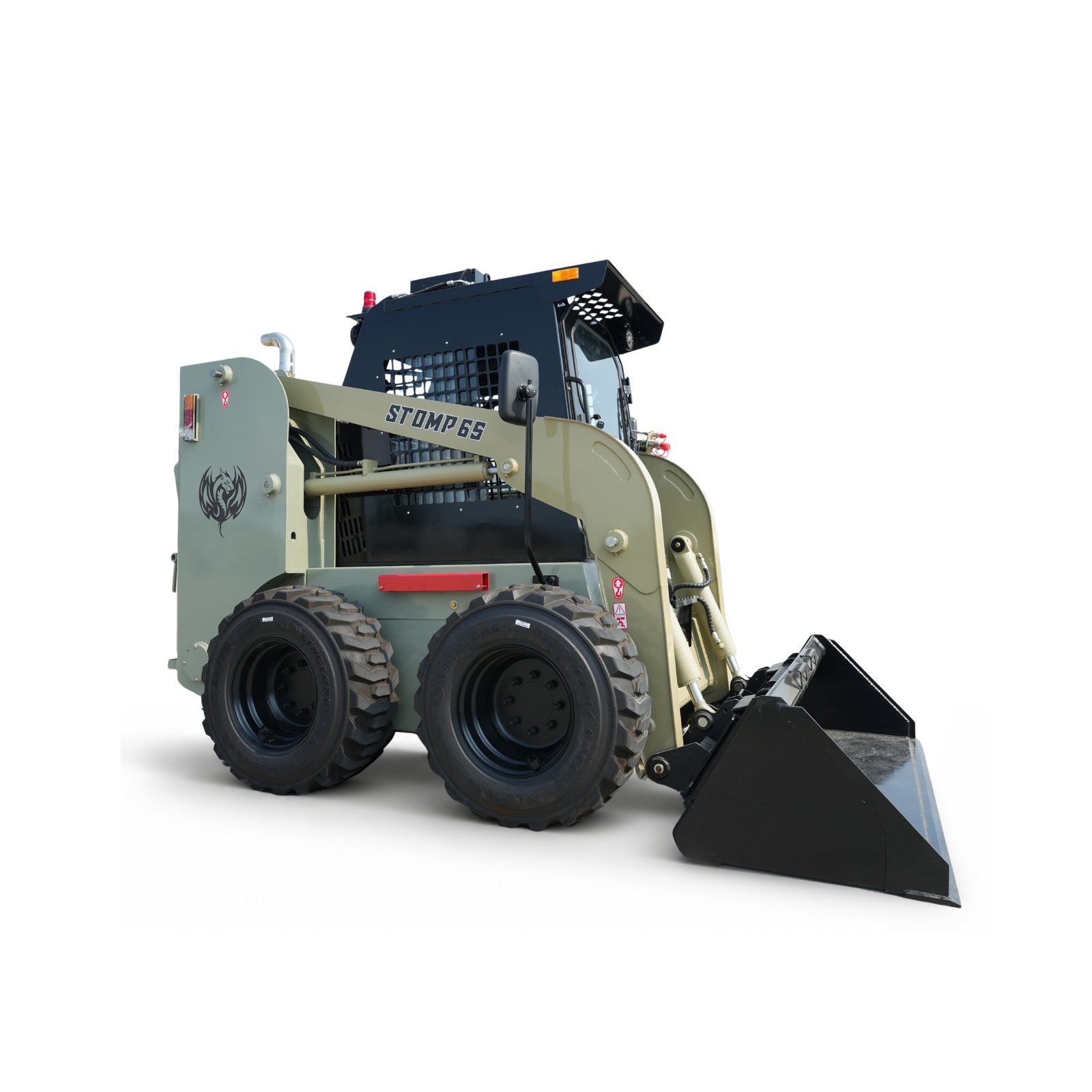 TYPHON STOMP 65 4WD 8,000 lb 74 HP Skid Steer Loader PROPACT Series, Cummins Diesel, High-Flow Italian PWG Hydraulics & 2,200 lb Rated Load