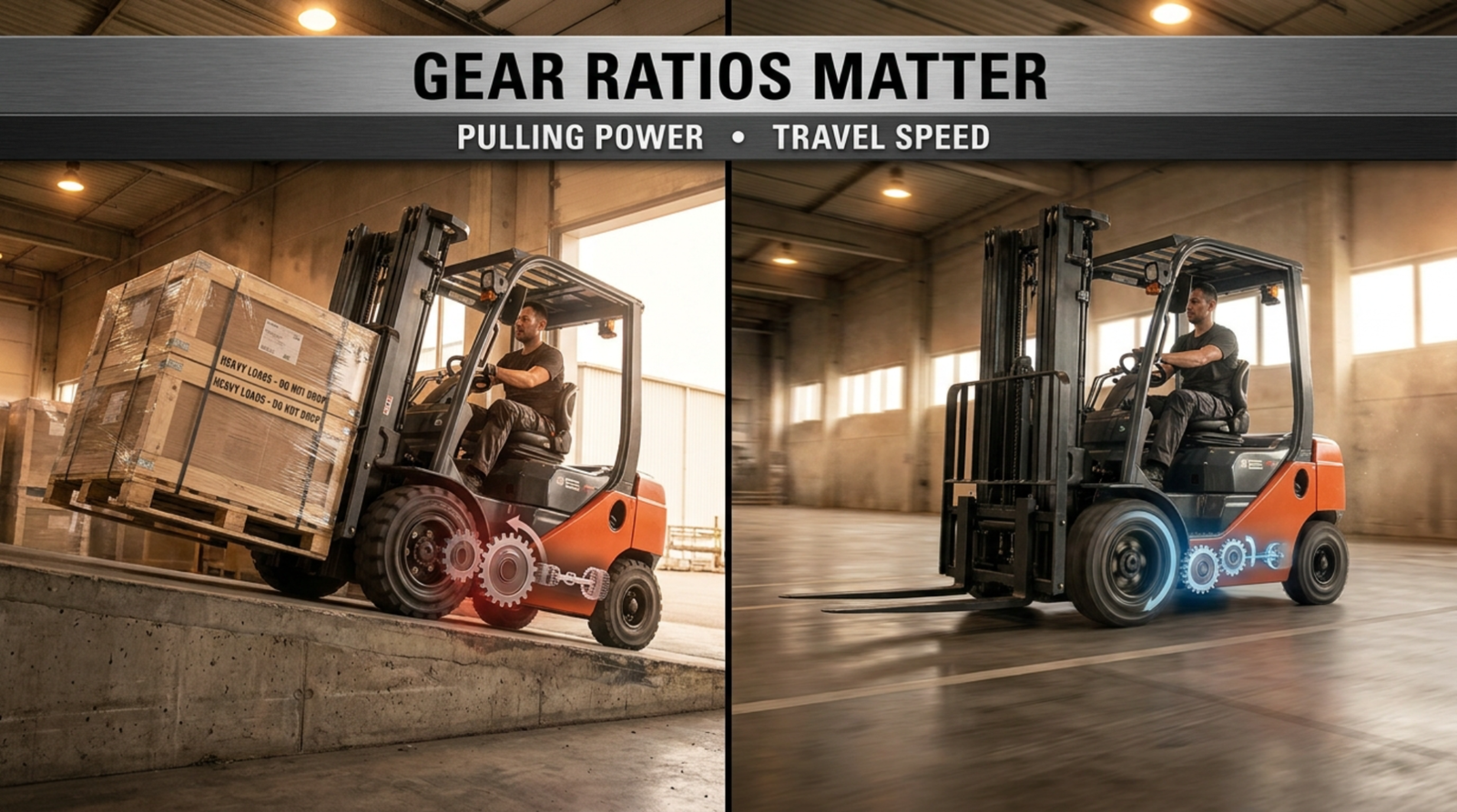 Gear Ratios Matter for Loaded and Unloaded Travel