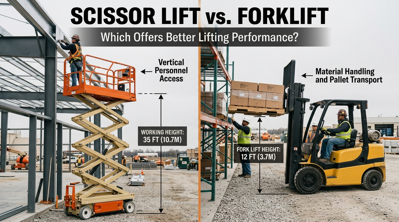 Scissor lift vs forklift